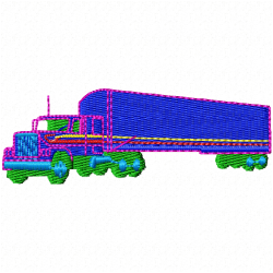 Truck Embroidery Design 3 Truck Embroidery Design 3